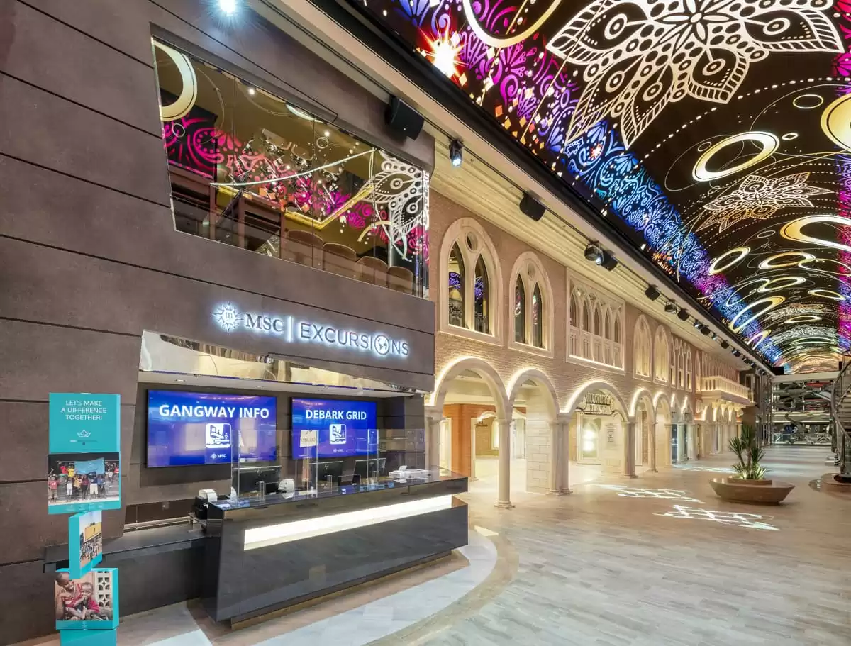 el MSC Virtuosa :  cabine 32