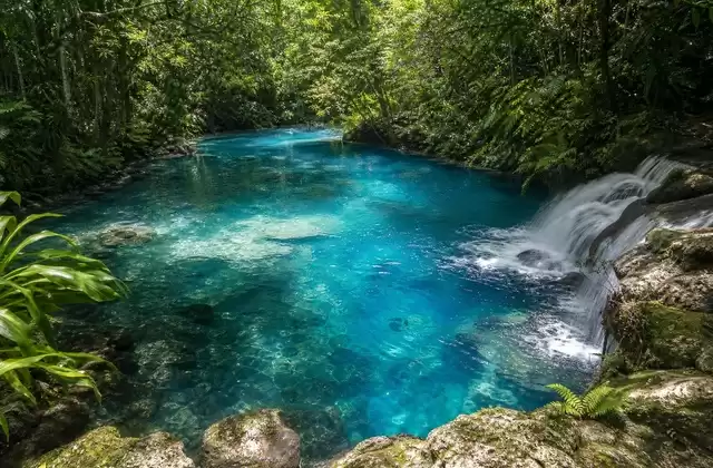 En el Blue Hole
