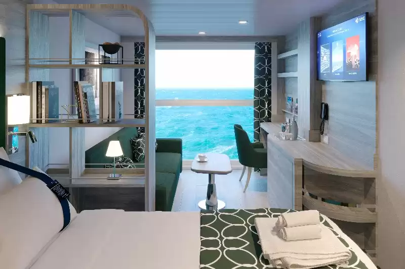 Cabina Deluxe con vistas al mar 